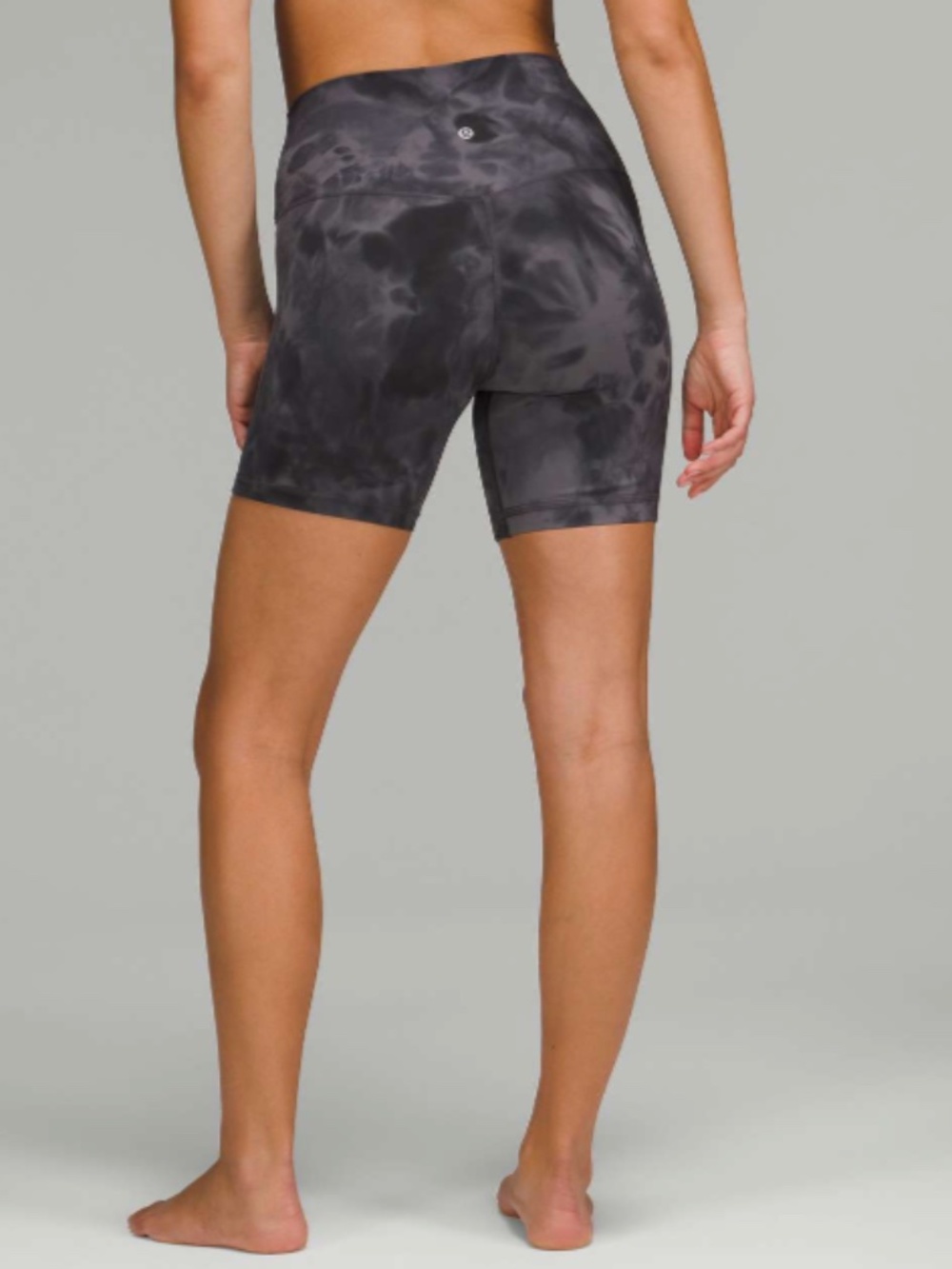 Lululemon Align High-Rise Short 6" Diamond Dye Pitch Grey Graphite Grey Size 8